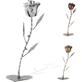 Iron 6 Year for Her, Metal Rose Iron Gift for Wife 6th Anniversary, Handcrafted 11th Gift Wedding Anniversary, Everlasting Rose Iron Stained Gifts 6 Year Anniversary for Him