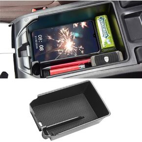 TTCR-II Center Console Organizer Tray for BMW X3 2018-2024 and X4 2019-2025, for X3 G01 Center Console Organizer 2018-2024, for X4 G02 Center Armrest Storage Box 2019-2025