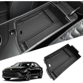 SKTU for 2024 2025 Hyundai Santa Fe Center Console Organizer 2024 2025 Santa Fe Under Center Console Tray Santa Fe Armrest Box Hyundai Santa Fe 2024 2025 Accessories with Cup Holder (Lower Organizer)