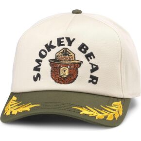 AMERICAN NEEDLE Smokey The Bear Unisex Adjustable Snapback Baseball Hat