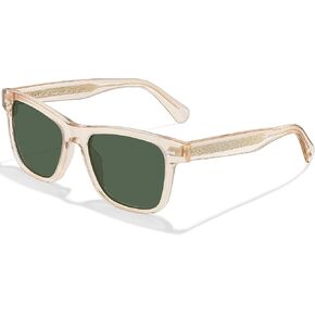 CARFIA Retro Acetate Polarized Sunglasses for Men UV Protection with Embossed Pattern Wire Core CA2301