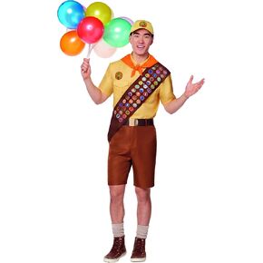 Spirit Halloween Up Adult Russel Costume | Officially Licensed | Group Costume | Disney | Pixar | Boy Scout Cosplay
