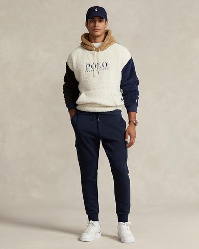 بنطال الركض للرجال من POLO RALPH LAUREN ذو نسيج مزدوج (Aviator Navy،S)، مقاس صغير in Saudi Arabia