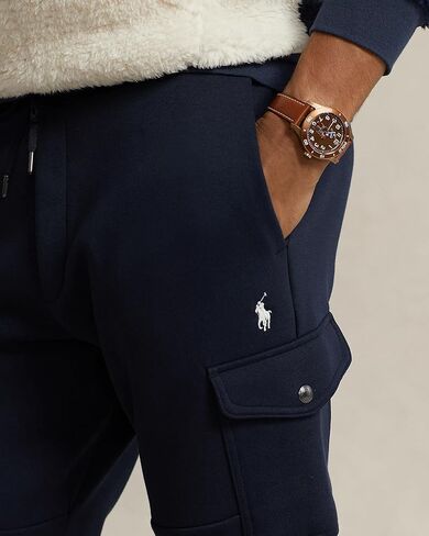 بنطال الركض للرجال من POLO RALPH LAUREN ذو نسيج مزدوج (Aviator Navy،S)، مقاس صغير in Saudi Arabia