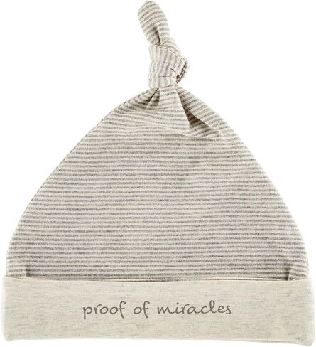 Stephan Baby Unisex Baby Newborn Adjustable Knotted Top Soft Knit Infant Beanie Hat in Saudi Arabia