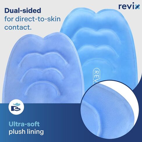 REVIX 20‘’ XXXL Knee Ice Pack Wrap Around Entire Knee After Surgery, Large Ice Pack for Knee Pain Relief, Reusable Ice Wraps for Knee for Replacement Surgery, Swelling, Sports Injuries in Saudi Arabia