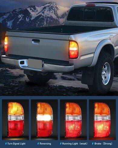 Nilight Taillight Assembly Compatible with 2001 2002 2003 2004 Toyota Tacoma Rear Lamp Replacement OE Style Passenger Side in Saudi Arabia