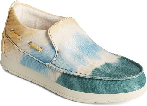 Sperry Women's Moc-Sider - Sleek Moccasin Slip-Ons Made with Durable Nylon Uppers, Microfleece Linings, Cushioned Insoles and Blown EVA Outsoles, Grey, 7 M in Saudi Arabia