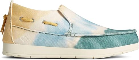 Sperry Women's Moc-Sider - Sleek Moccasin Slip-Ons Made with Durable Nylon Uppers, Microfleece Linings, Cushioned Insoles and Blown EVA Outsoles, Grey, 7 M in Saudi Arabia