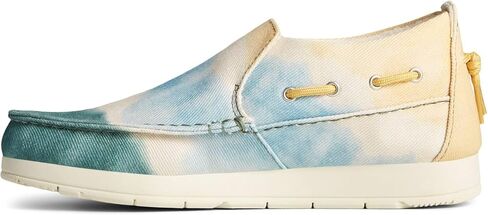 Sperry Women's Moc-Sider - Sleek Moccasin Slip-Ons Made with Durable Nylon Uppers, Microfleece Linings, Cushioned Insoles and Blown EVA Outsoles, Grey, 7 M in Saudi Arabia