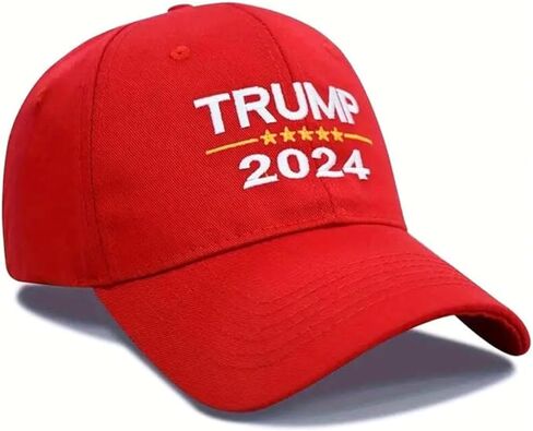 قبعة ترامب 2024 قبعة دونالد ترامب تأخذ أمريكا مرة أخرى MAGA USA قبعة بيسبول قابلة للتعديل مطرزة in Saudi Arabia