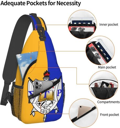 Chest Bag Fashion Multi Purpose Cross Body Bag Casual Hiking Daypack for Women Men in Saudi Arabia