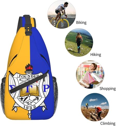 Chest Bag Fashion Multi Purpose Cross Body Bag Casual Hiking Daypack for Women Men in Saudi Arabia