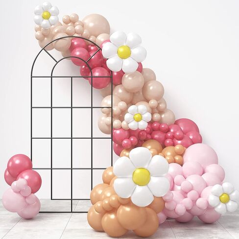 HOUSE OF PARTY Rainbow Balloon Arch Kit -135 Pcs Colorful Pride Balloons Included for Balloon Garland, Arch, and Fiesta Decorations for Easter Party Decorations, Baby Girl Birthday and Party Supplies! in Kuwait