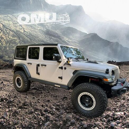 4 PCS JL Front & Rear Fender Flares Compatible with 2018-2023 Jeep Wrangler JL & JLU Unlimited Sahara (Not Fit High Clearance Fender Flares,Not fit 4xe)) in Saudi Arabia