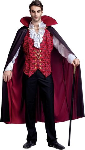 Spooktacular Creations Halloween Vampire Costume for Adult Halloween Costumes Party Events in Saudi Arabia