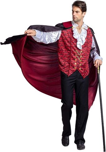 Spooktacular Creations Halloween Vampire Costume for Adult Halloween Costumes Party Events in Saudi Arabia