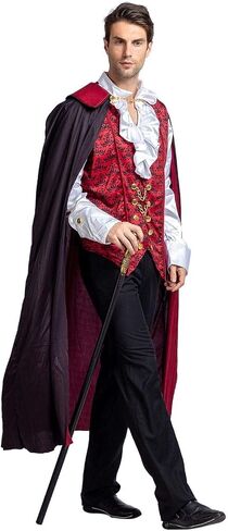 Spooktacular Creations Halloween Vampire Costume for Adult Halloween Costumes Party Events in Saudi Arabia