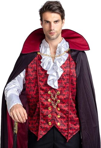 Spooktacular Creations Halloween Vampire Costume for Adult Halloween Costumes Party Events in Saudi Arabia