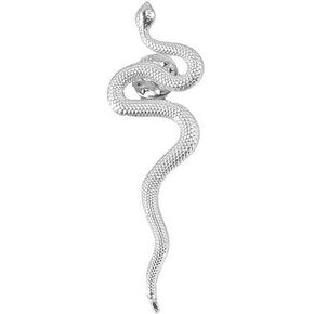Gothic Snake Brooch Pin Thriller Animal Serpent Snake Lapel Pin Metal Punk Bending Creep Cobra Snake Brooches for Women Men Suit Coat Accessories in Saudi Arabia