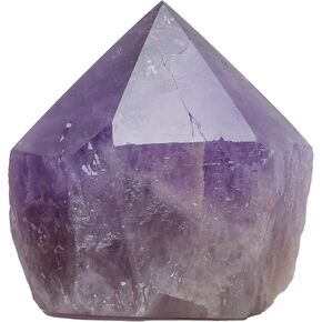 1 to 2 Lb of Pure Large Amethyst Crystal Natural Point – (Approximate Height 3 to 4.5 Inches) Purple Gemstone