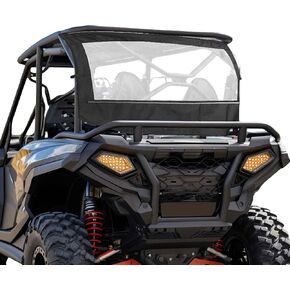 KUAFU Rear Windshield Compatible with 2013-2023 Kawasaki TERYX4 800 Back Soft Window Dustproof Rainproof