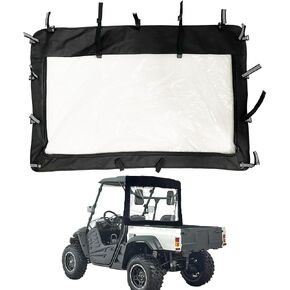 Rear Windshield Soft Rear Window Zipper-open Windscreen Dust Stopper for Hisun UTV 500 700 Massimo Coleman MSU Axis 550 700 750 crew Rhino 450 660 700 Ultra Clear Field of View