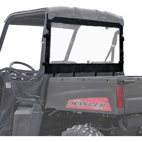 Midsize Ranger 570 Rear Window Dust Panel Rear Window Soft Rear Windshield for Polaris Ranger 570 Midsize Pro-fit Cage 570 (2015+ 2 Seater Only) Installation requires removal of the top