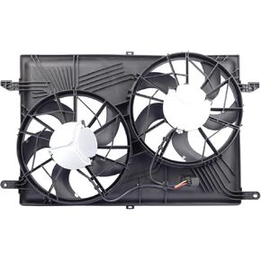 Radiator Cooling Fan Compatible with 2008-2017 Enclave 2009-2017 Traverse 2007-2016 Acadia 2007-2010 Outlook 3.6L V6 Replace for 23434158 15226663 20972760 25927026 621-390