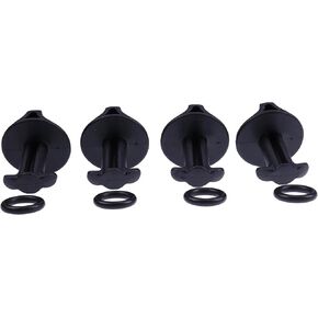 4X Air Filter Cover Locks with O-rings 92210-1730 92210-7038 Compatible with Kawasaki FS481V FS541V FS600V FS691V FS730V