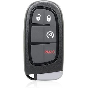 Replacement Keyless Entry Remote Car Key Fob GQ4-54T 433Mhz 4A Chip 4 Button for 2014 2015 2016 2017 2018 2019 2020 Jeep Cherokee