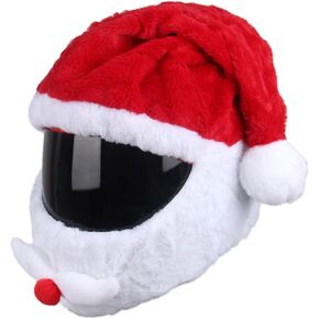 Uchoose Motorcycle Helmet Covers are Suitable for Most Full Face Helmets, Cross Section Helmets, Christmas Hats, Fun Riding Gear and Gifts (Santa Claus)
