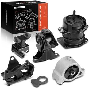 A-Premium 5PCS Engine Motor Mount and Transmission Mount Set Compatible with Honda Pilot 2006 2007 2008 V6 3.5L, AWD, Automatic Transmission, Replace# 50820S9VA01, 50810S3V003