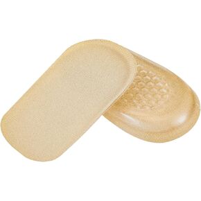 Molain Heel Lifts, 1/2 Inch Gel Height Increasing Shoe Inserts Soft Insoles for Uneven Legs Relieve Heel Pain Comfort Half Foot Insoles for Men and Women