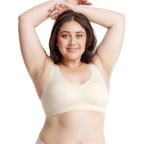 Women Seamless Wireless Bra with Support B-E Cups Lightly Lined Zero Gravity Sculpt No Spillage T-Shirt Bra EB063