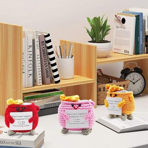 الدعم العاطفي سلة المهملات النار الكروشيه سلاسل المفاتيح، سلسلة المفاتيح لطيف، الدعم العاطفي الكروشيه القمامة النار المفاتيح in Kuwait