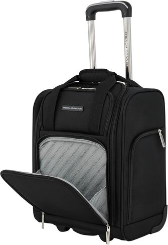 French Connection 16" Underseat Carry-On Luggage USB-C Ports, Toasted Almond in Saudi Arabia