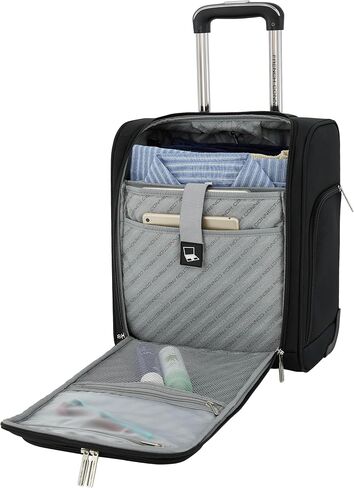 French Connection 16" Underseat Carry-On Luggage USB-C Ports, Toasted Almond in Saudi Arabia