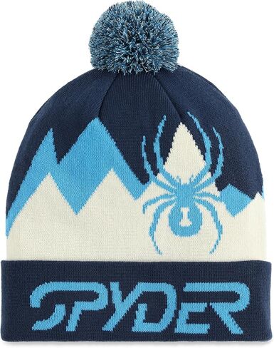 قبعة Spyder Men's Zone Rolled Pom Ski in Saudi Arabia