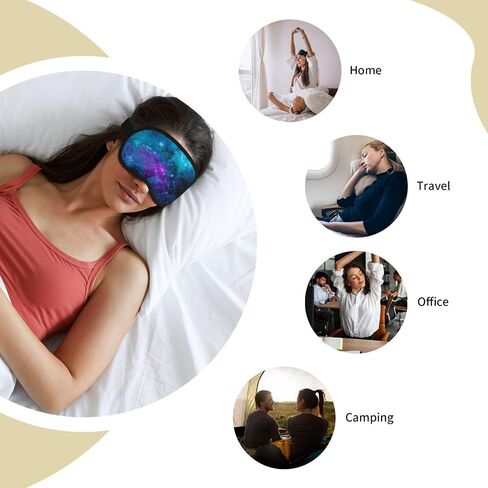 Dead Sugar Skull Sleep Eye Mask, Comfortable Eyeshade for Sleeping, Cover Lightweight Funny Sleeping Blindfold for Men and Women in Kuwait