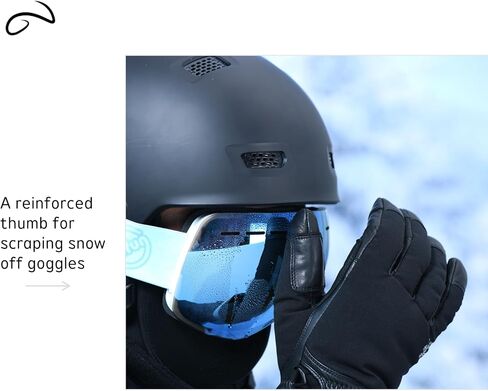 ANTILOOZ.Eve-Mittens-2024REG, Ski Gloves Snow Gloves, Waterproof Snowboard Gloves for Cold Weather, Windproof Warm Skiing Gloves in Saudi Arabia