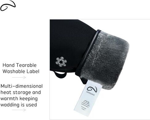 ANTILOOZ.Eve-Mittens-2024REG, Ski Gloves Snow Gloves, Waterproof Snowboard Gloves for Cold Weather, Windproof Warm Skiing Gloves in Saudi Arabia