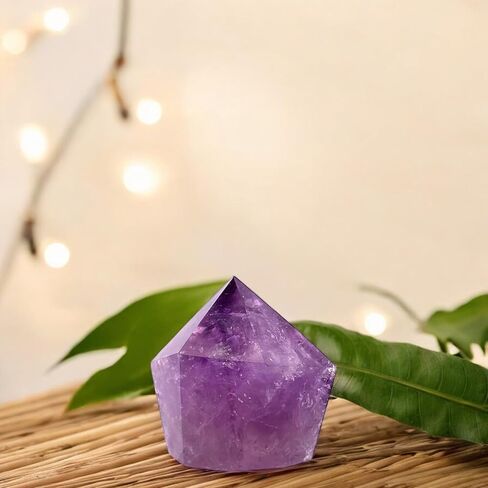 1 to 2 Lb of Pure Large Amethyst Crystal Natural Point – (Approximate Height 3 to 4.5 Inches) Purple Gemstone in Saudi Arabia