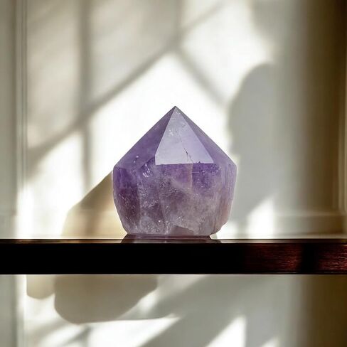 1 to 2 Lb of Pure Large Amethyst Crystal Natural Point – (Approximate Height 3 to 4.5 Inches) Purple Gemstone in Saudi Arabia