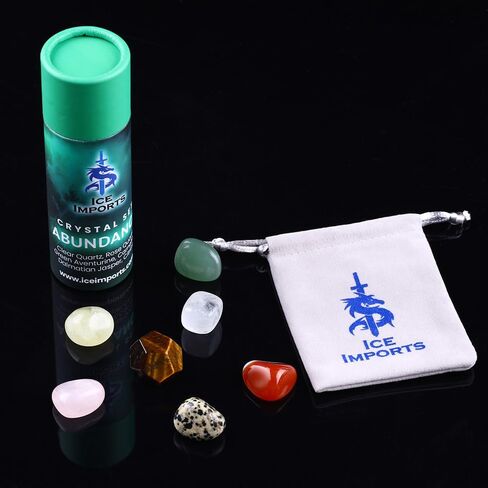 Manifestion Kits: 7 Crystals for Protection & Clearing Negative Vibrations - Engraved Black Obsidian, Howlite, Tiger's Eye, Flower Agate, Amethyst, Sodalite, & Dragon Blood, Release Energy Gift Set in Saudi Arabia