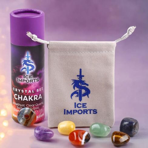 Manifestion Kits: 7 Crystals for Protection & Clearing Negative Vibrations - Engraved Black Obsidian, Howlite, Tiger's Eye, Flower Agate, Amethyst, Sodalite, & Dragon Blood, Release Energy Gift Set in Saudi Arabia