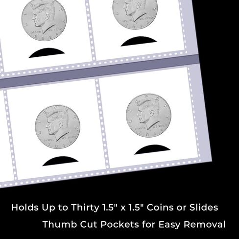 150-Sheets Double-Side 3-Pocket Currency Pages - 11 Holes for Currency Binder, 900 Pockets Paper Money Collection Pages for Dollar Bills, Banknotes and Coupons, Currency Sleeves Collecting Album Pages in Kuwait