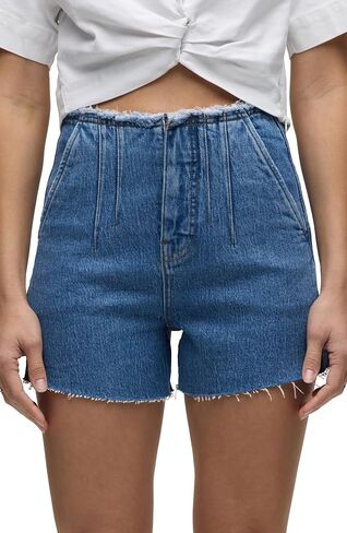 HUDSON Women's Harlow High-Rise Denim Short in Saudi Arabia