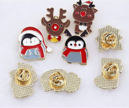 Fashion Christmas Brooch Pin Enamel Lapel Badge Brooch Halloween Brooch Pin Pendant Pin Cute Brooch Pin Cartoon Brooch Pin Badges Brooch Pins for Xmas and H… in Kuwait