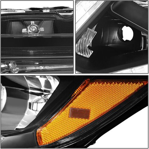مناسب لمصابيح Nissan Rogue الأمامية 2014 2015 2016 مع LED DRL، متوافق مع المصابيح الأمامية الهالوجين 14-16 Rogue من الكروم، غطاء بديل للسائق من جانب الركاب بدون مصابيح in Kuwait